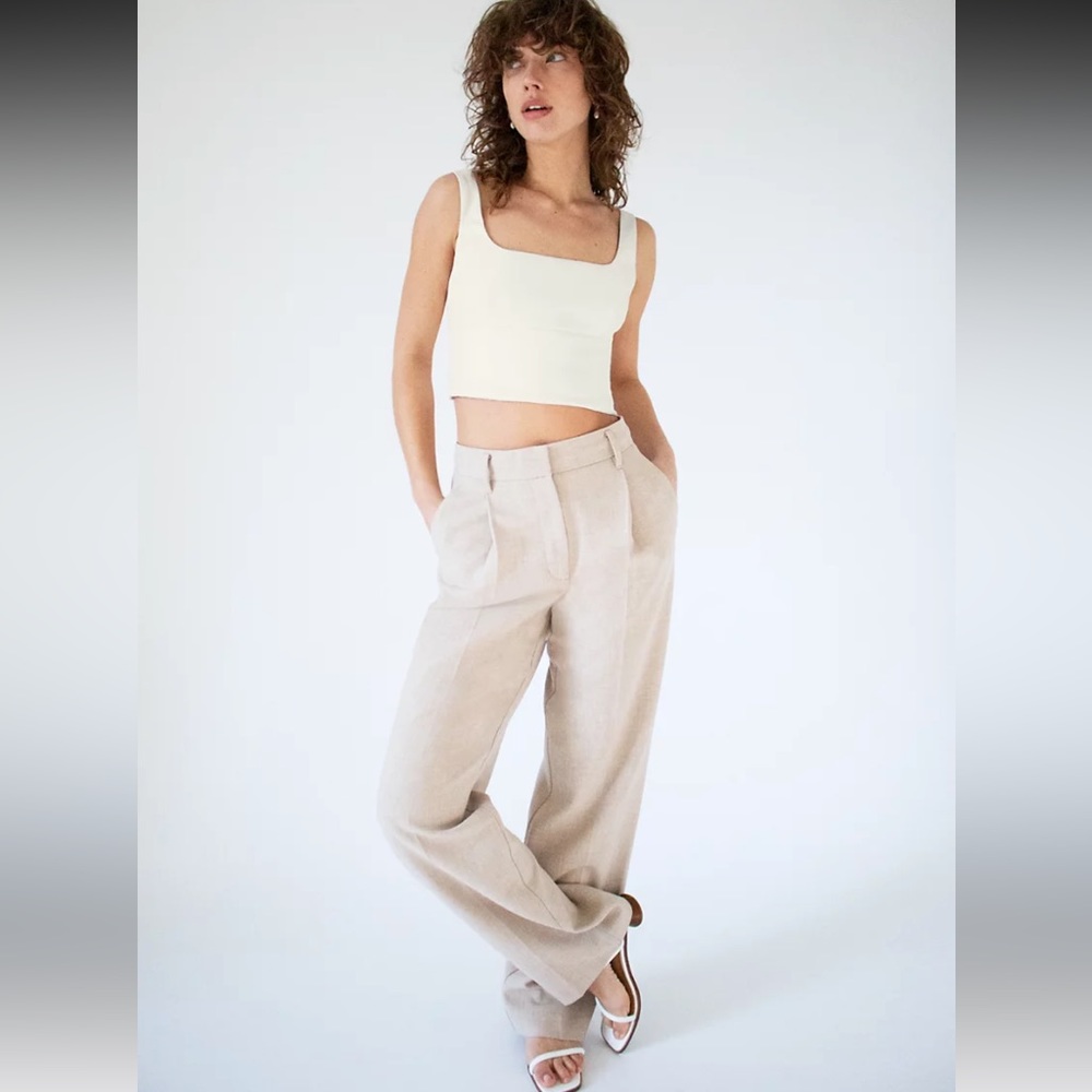 Aritzia - Ibiza Pant - Heather Oat Beige - Size 2 - SOLD OUT